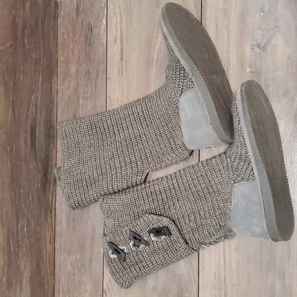 Bearpaw Womens Knit Sweater Tall shoes boots sz 7 - Picture 2 of 13